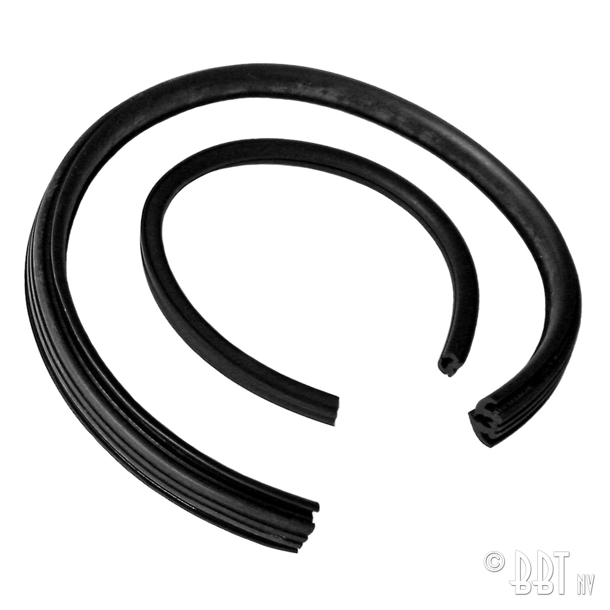 Borracha da porta para o ventilador, para janelas sem abertura, cada 211 837 625A + 211 837 465