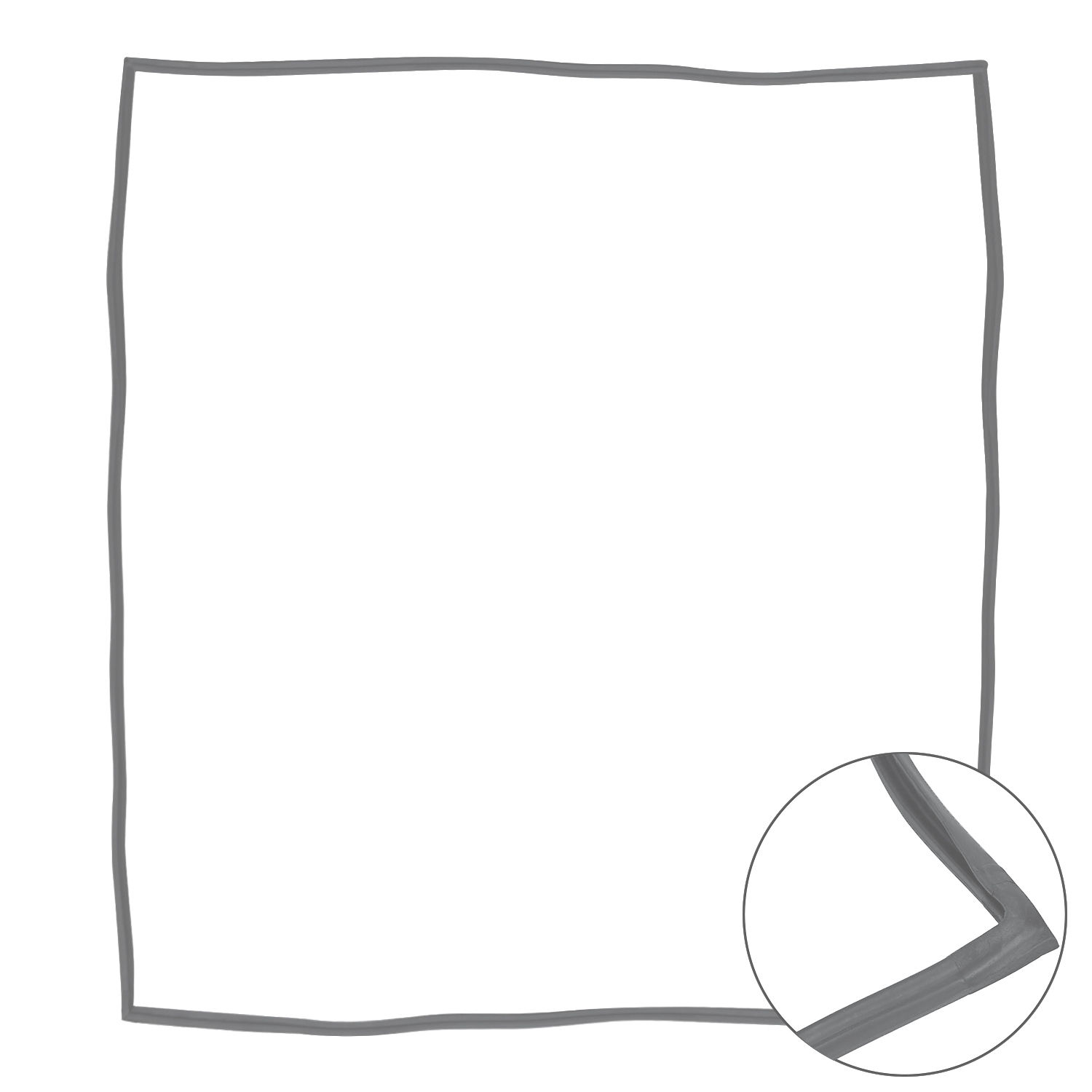 Borracha de porta de correr, esquerda - Alemão 214 843 791B