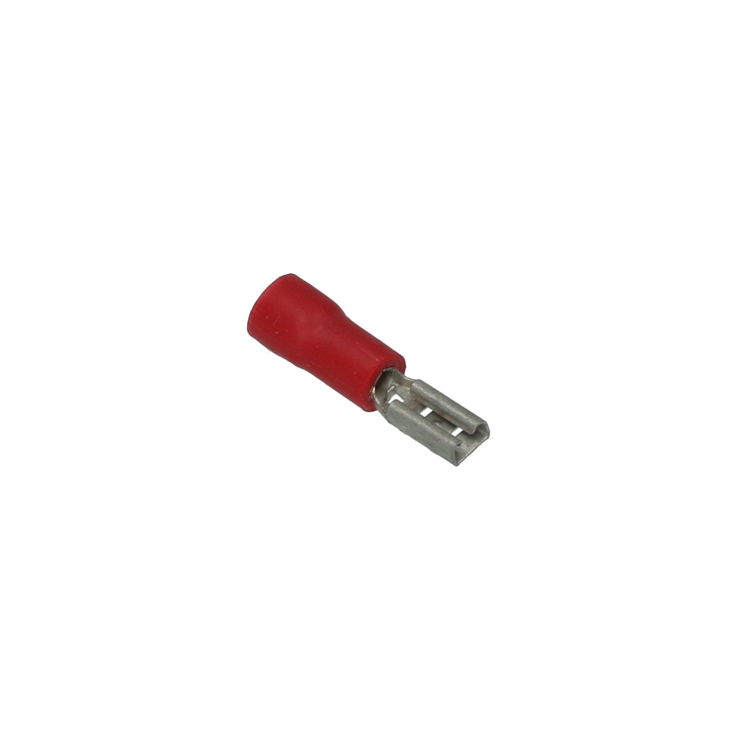 Cable connector red, flat 3,2x0.5mm 