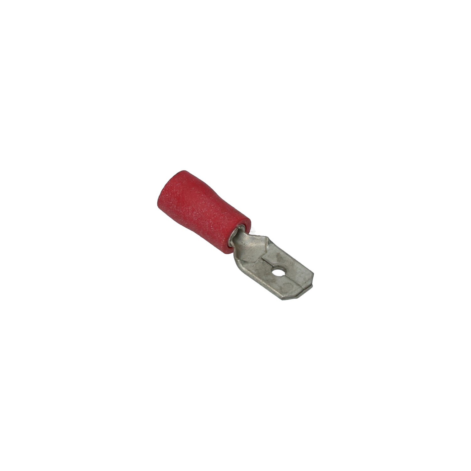 Cable Connector red, flat 6,3x0,8mm 