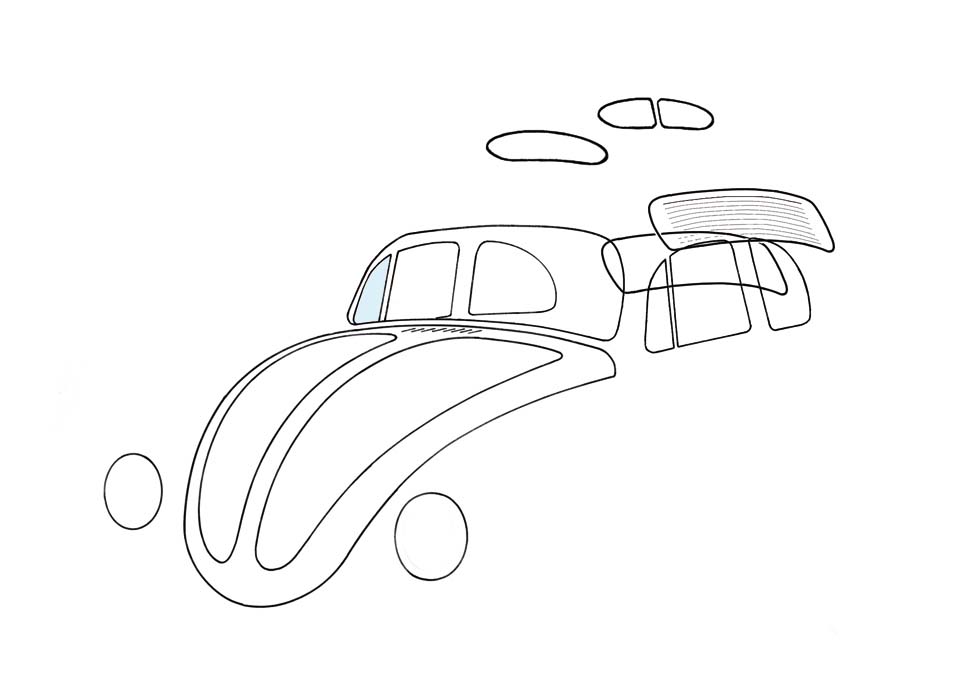 Ventilador, direito 111 845 251