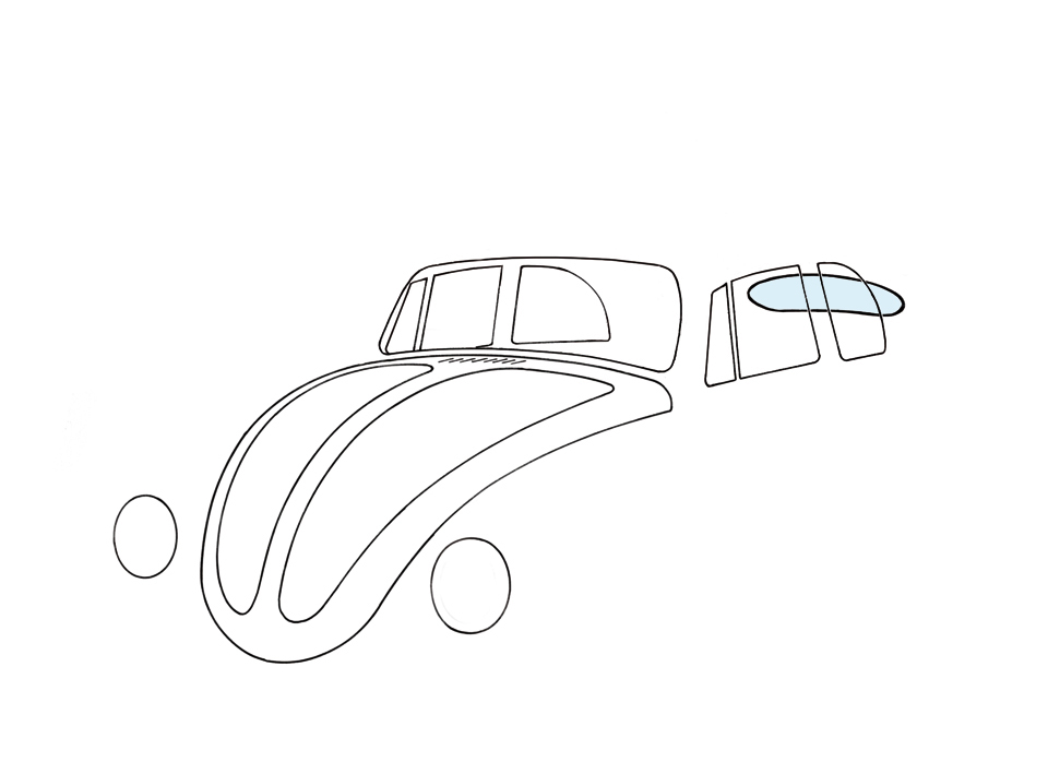 Vitre arrière, non-dégivrante 151 845 501D