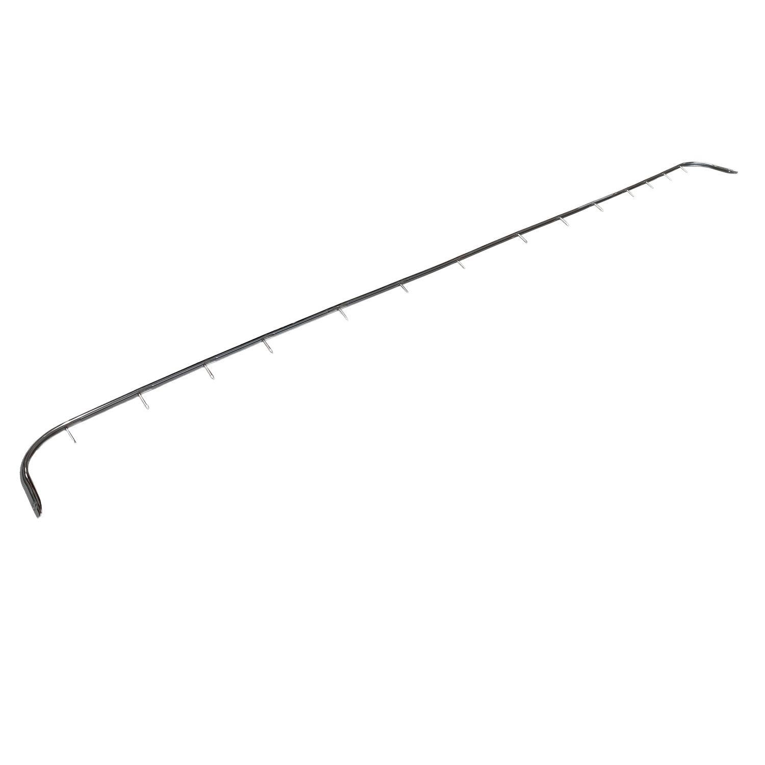 Moulure cloutée cabrio (acier chromé) d'arceau en haut de pare brise 151 871 419