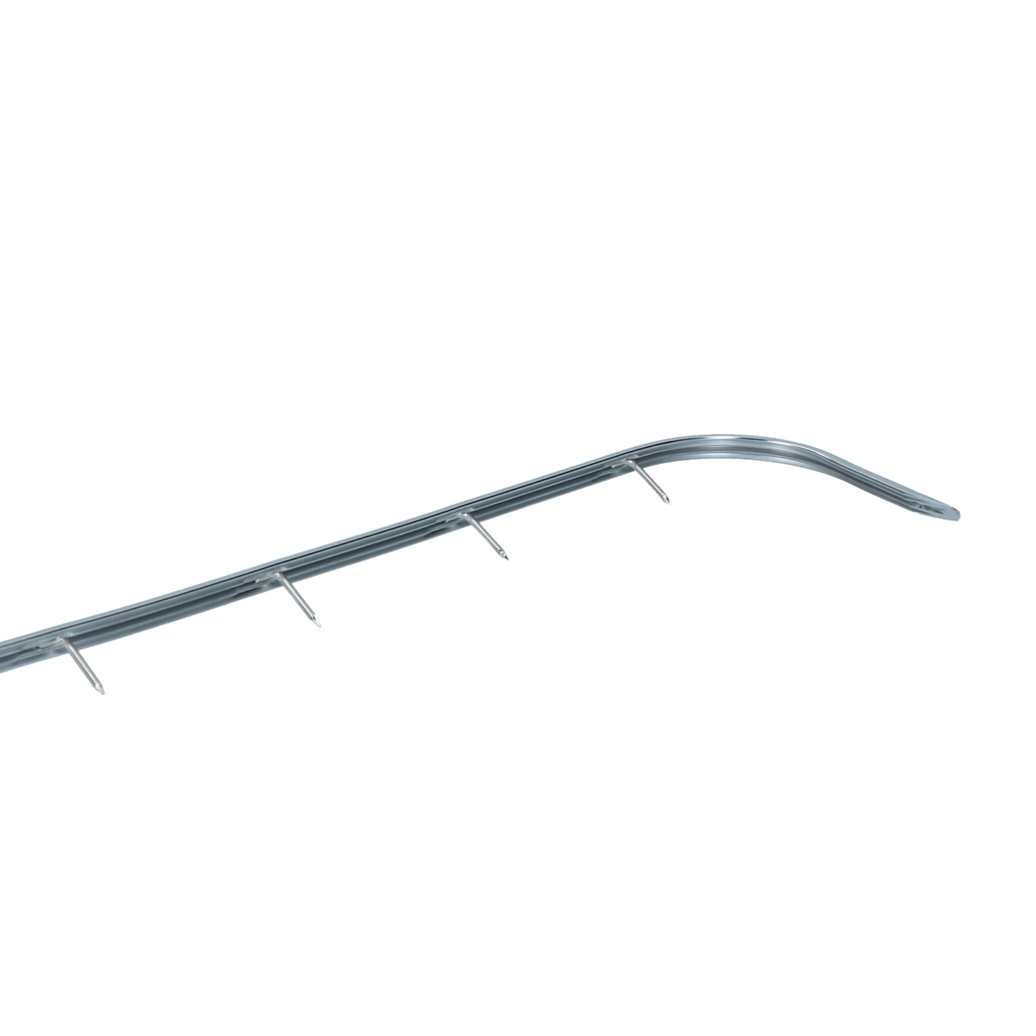 Moulure cloutée cabrio (acier chromé) d'arceau en haut de pare brise 151 871 419