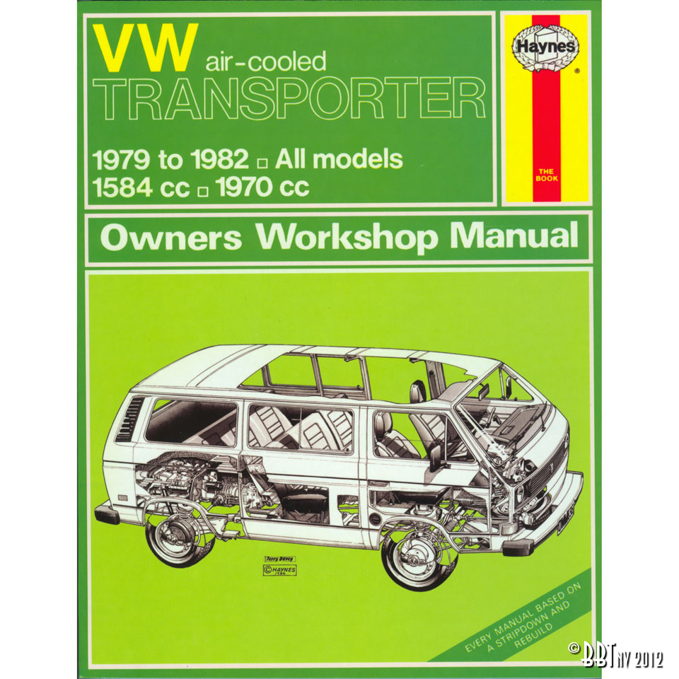 VW Air-cooled Transporter Manual, English, J.H. Haynes ISBN 978 0 85733 608 8