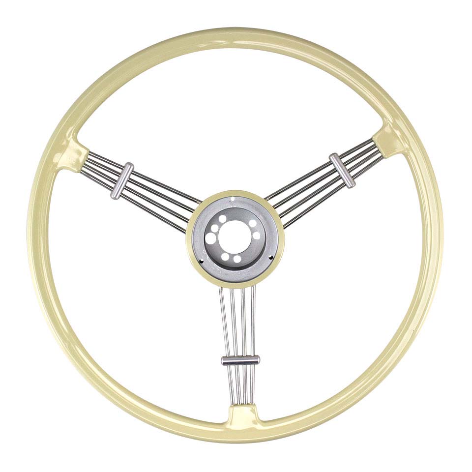 Steering wheel 'Banjo', white 
