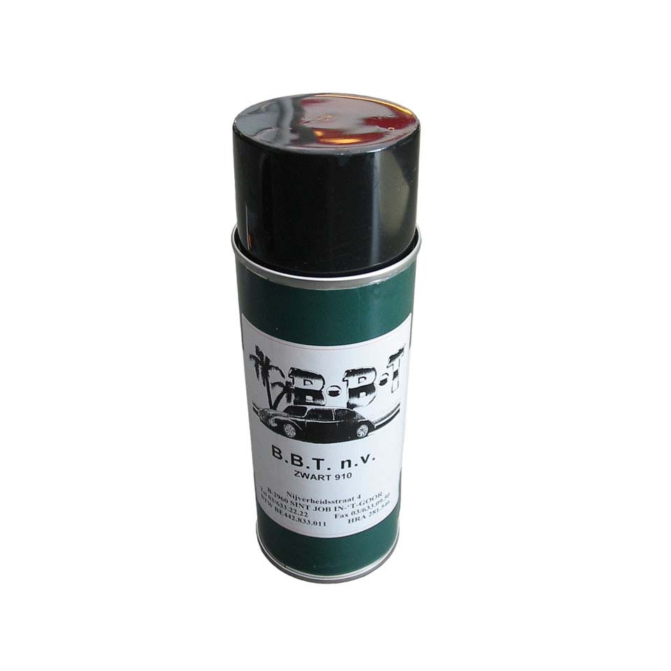 Tinta em aerossol, resistente ao calor, preto mate, 400 ml 