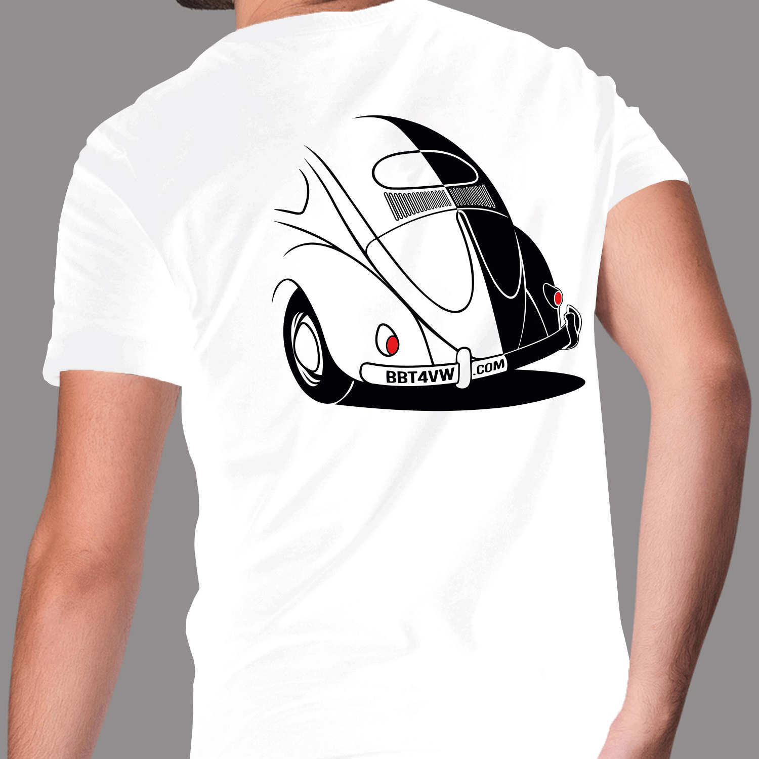 T-shirt 'Oval' whiteSmall 