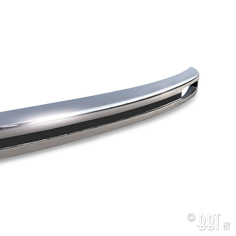 Bumper front (EURO), With indicator holeschrome, Brazilian quality 111 807 107A