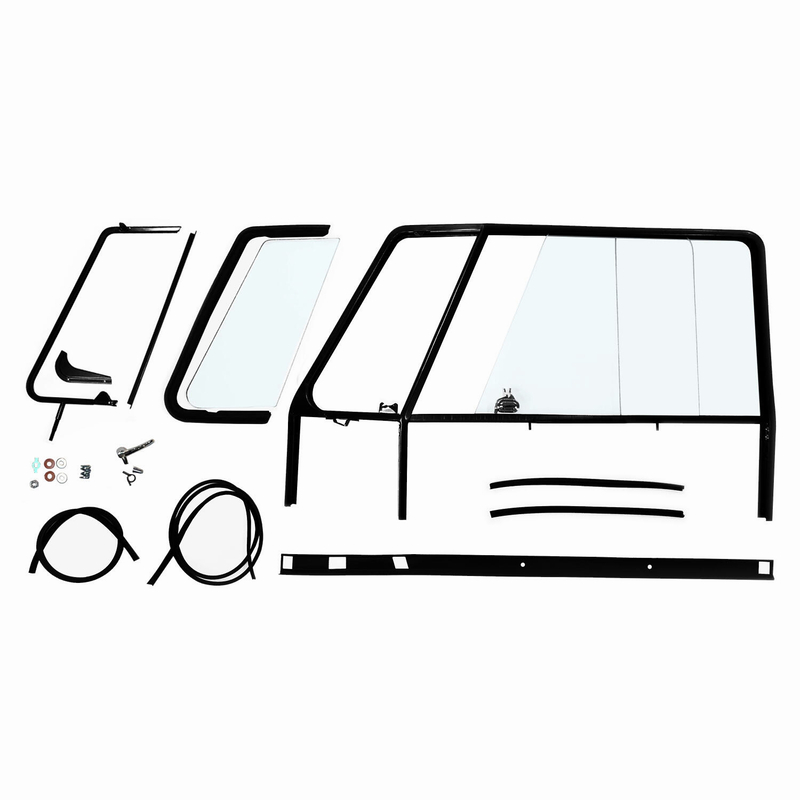 Door window frame complete kit left 211 837 079B