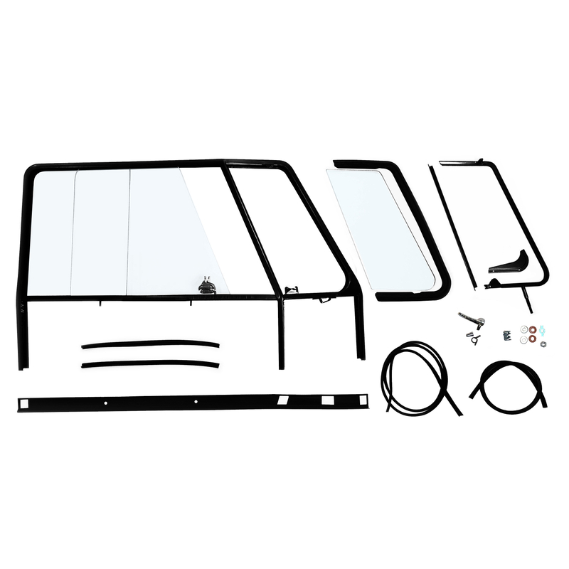 Door window frame complete kit right 211 837 080B