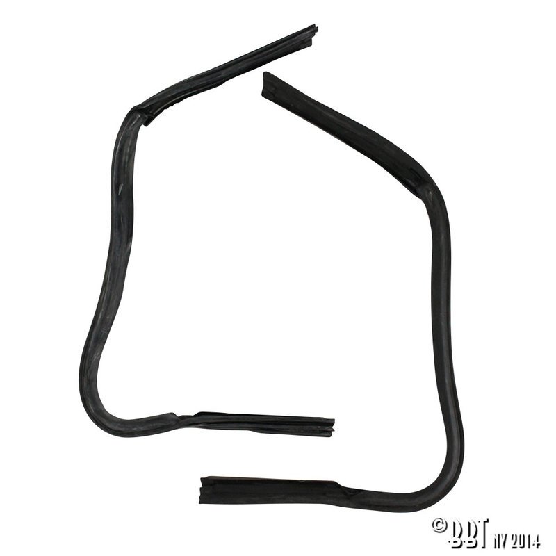 Vent wing seals, as pair 111 837 625B + 111 837 626B