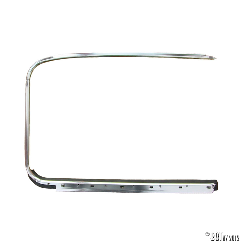 Window scraper + moulding, right, each, Original German quality 113 853 322C