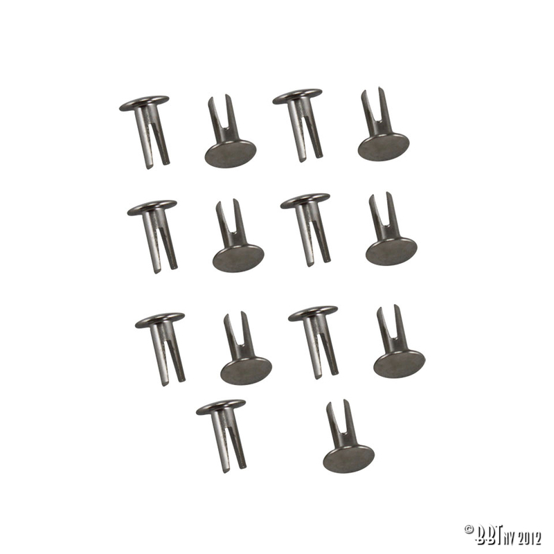 Rivetten buitenkap op voorbalk, 14 stuks N 13 516 1