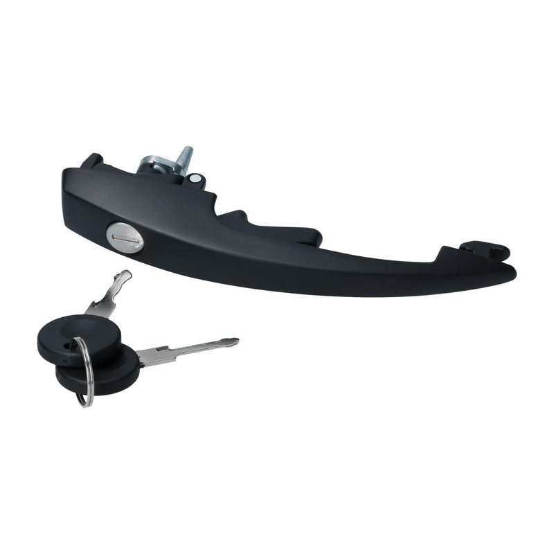 Door handle, black 113 837 205M