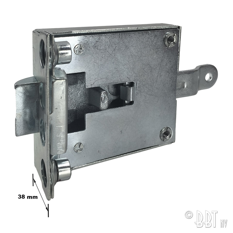 Cab door lock mechanism left 211 837 015B