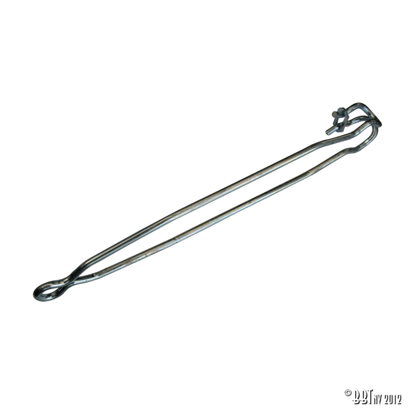 Support spring engine lid + side compartment pick-up, 25.50 cm 211 827 401A