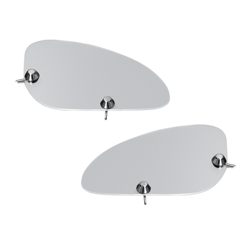 Wind deflector front window, inside 