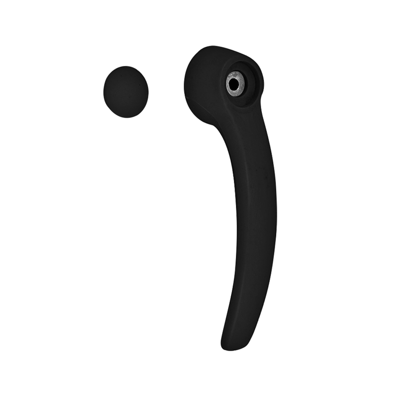 Inner sliding door handle with cap - Black 211 843 642A