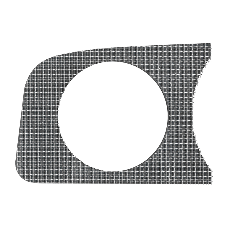 Treillis + isolation grille tableau de bord, gauche instrument 80mm 