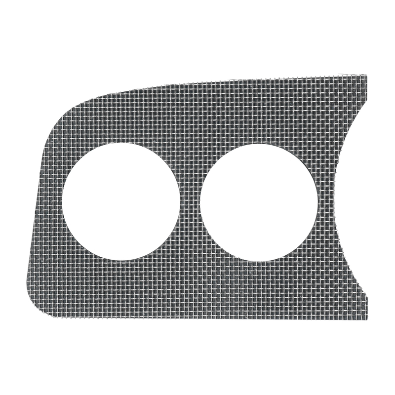 Treillis + isolation Grille tableau de bord, gauche2 instruments 52mm 