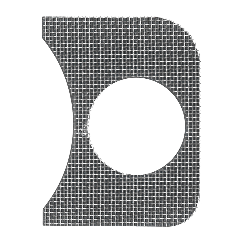 Mesh + isolation dashboard grille gauge holder, right1 hole 52mm 