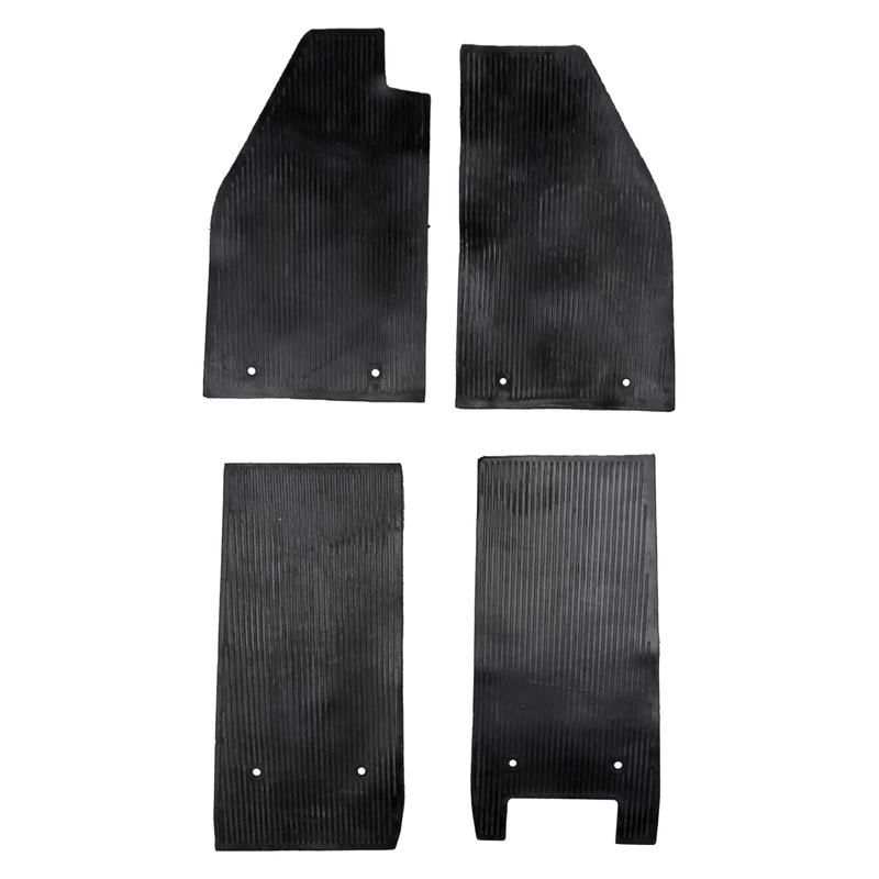 Floor matset rubber black, LHD 111 863 711C+712B+731D+732E