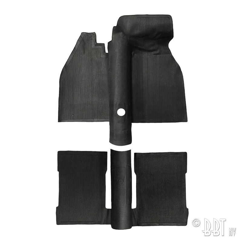 Rubber carpet kit 113 863 703T + 113 863 717J