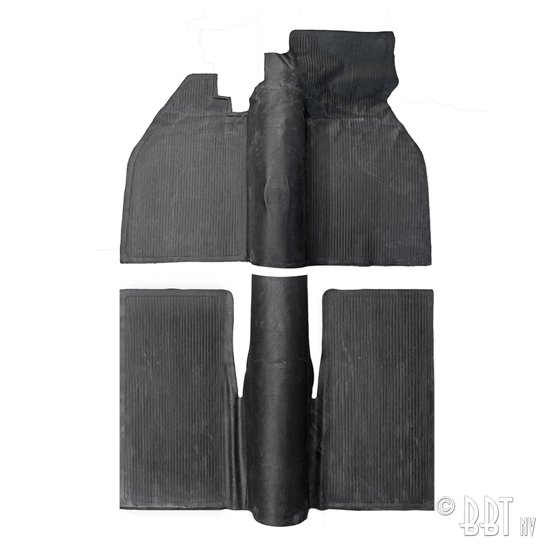 Rubber carpet kit 113 898 703B + 113 863 717C