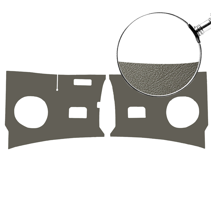 Painéis inferiores, cinzento, par 211 863 111E + 211 863 112E