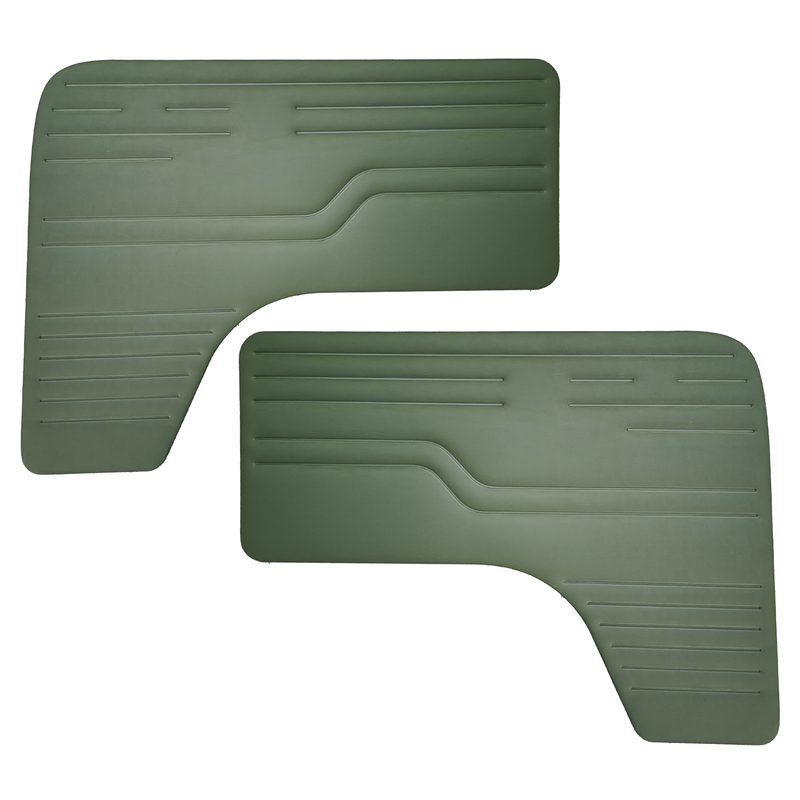 Door panels front, greenz-lines 