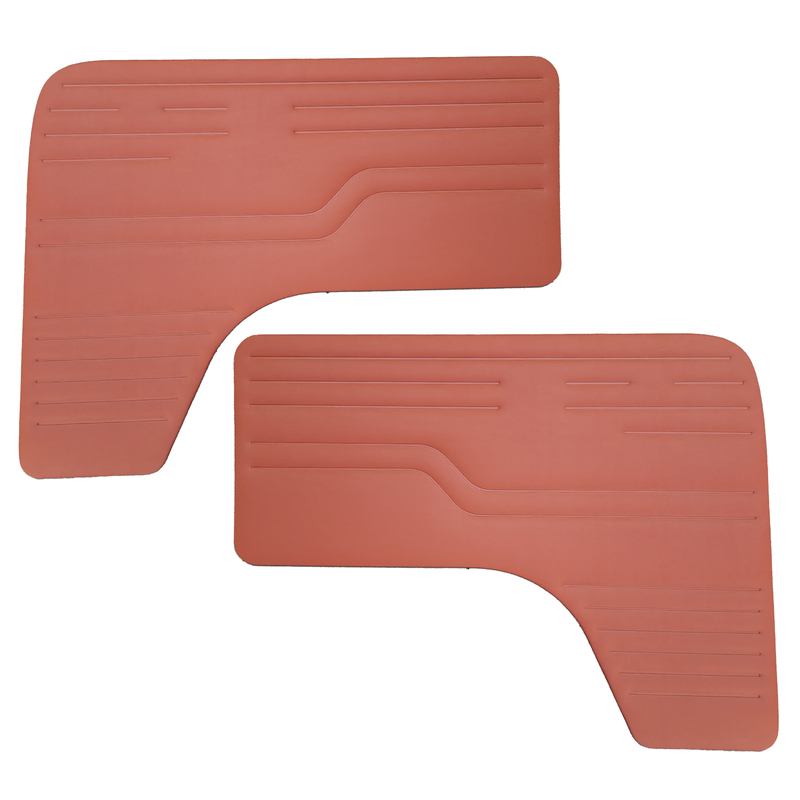 Door panels front, orangez-lines 