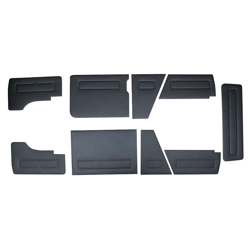 Innenverkleidung, Satz, schwarz, 9 Stück 