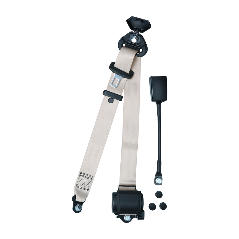 Seat belt 3-point (automatic) beigee-marked 