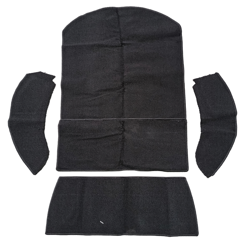 Habillage de coffre arrière, Cox Cabriolet, noir 