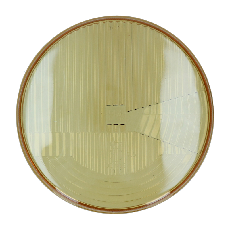 Koplampglas H4 geel - LHD 113 941 115A