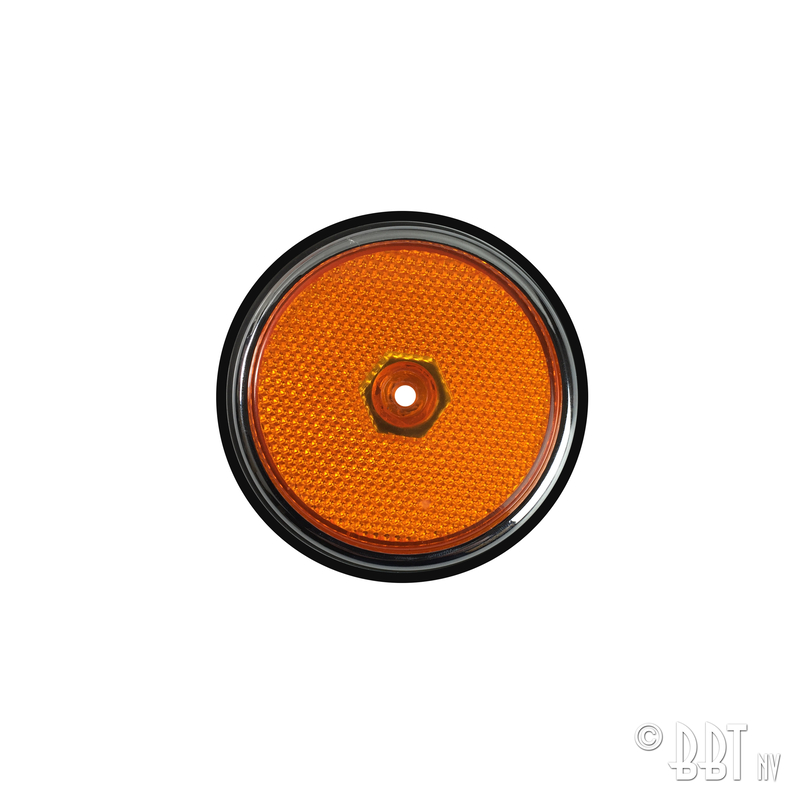Side reflector lens and seal front - Orange/Chrome 211 945 555 + 141 945 559 , 211 945 555A