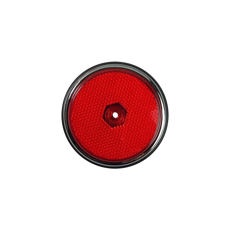 Vidro refletor lateral e borracha, traseira - Vermelho/Cromado 211 945 557 + 211 945 559