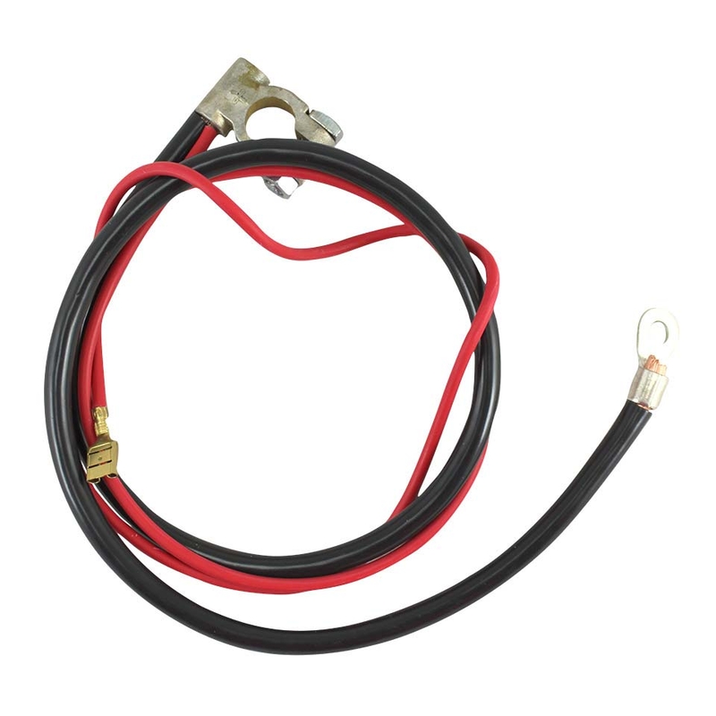 Positive battery cable, black 840 mm, red 1050 mm 311 971 225C