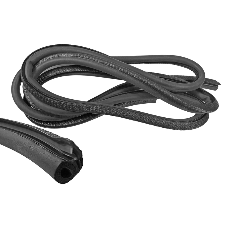 Rubber on rear deck lid 