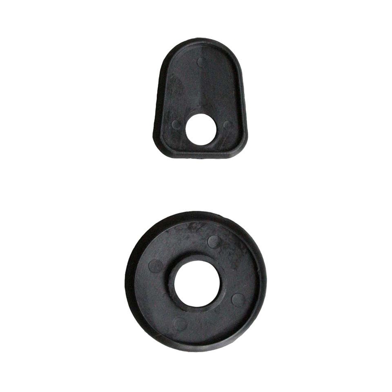 Seal front hood handle , top and bottom, black 113 823 579 + 113 823 581, 113 898 579