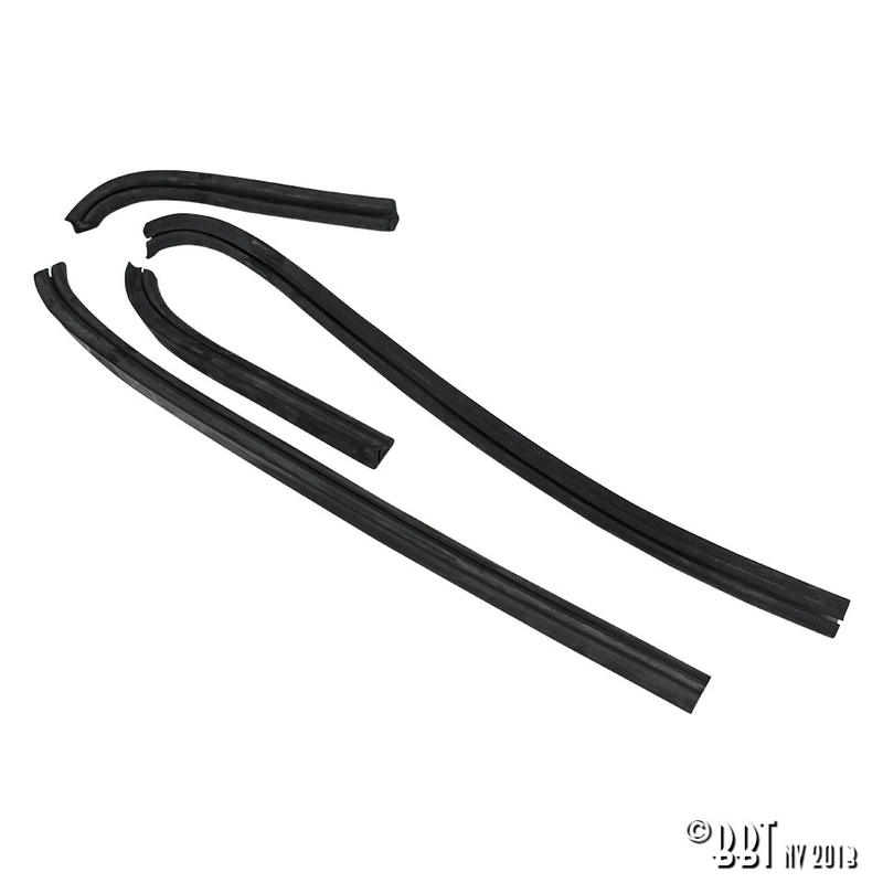 Seals roof-glass, convertible, as pair, L/R 141 871 925A