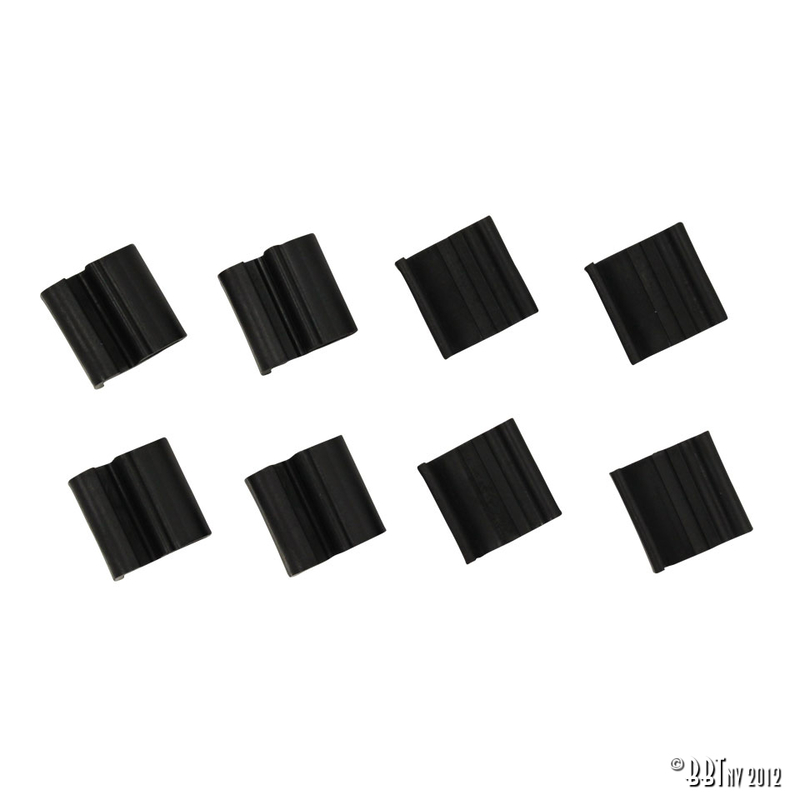 Clips for outside window scraper, 8 pieces, for one car 141 853 335A (x8)