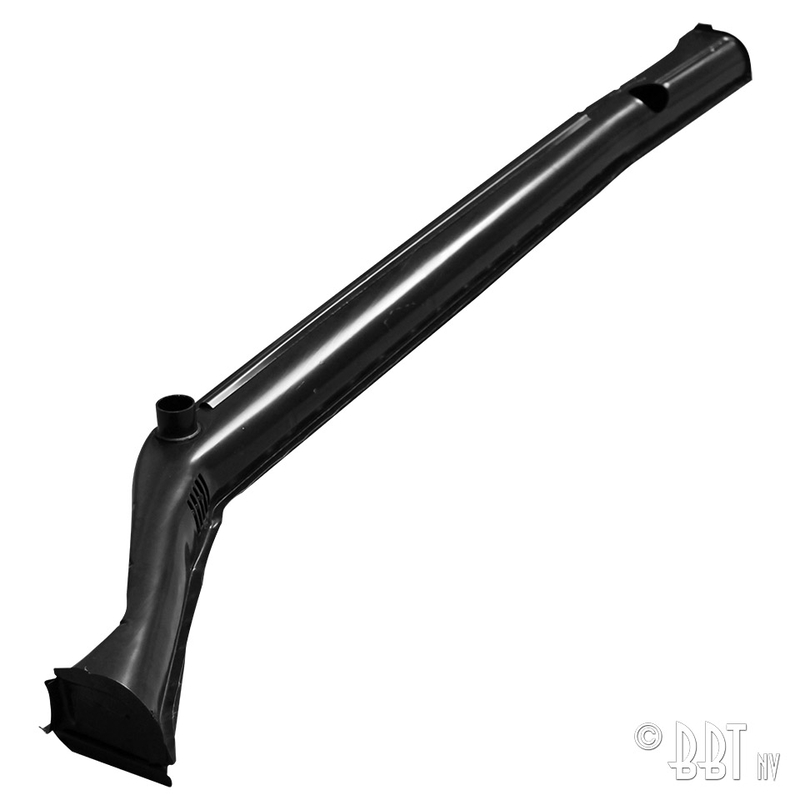 Heater channel 'Vintage', rightwith holes 