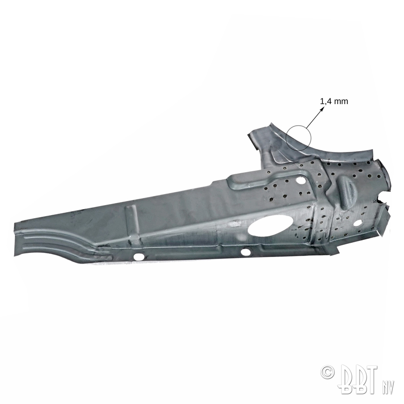 Canto interior traseiro, esquerda - QS 111 801 201AD