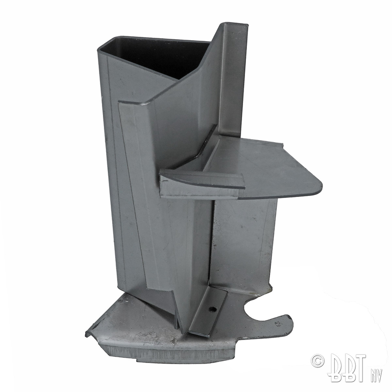 Remendo da secção inferior do pilar A (20 cm), direita 