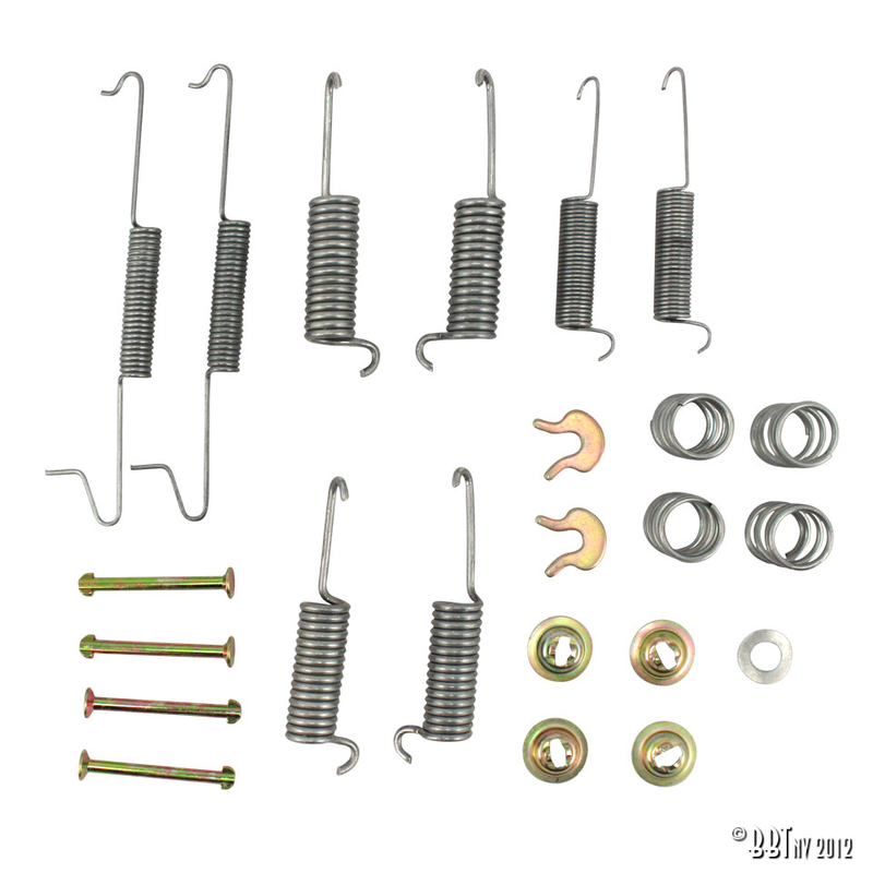 Kit de fixation de mâchoires arrière 251 698 545