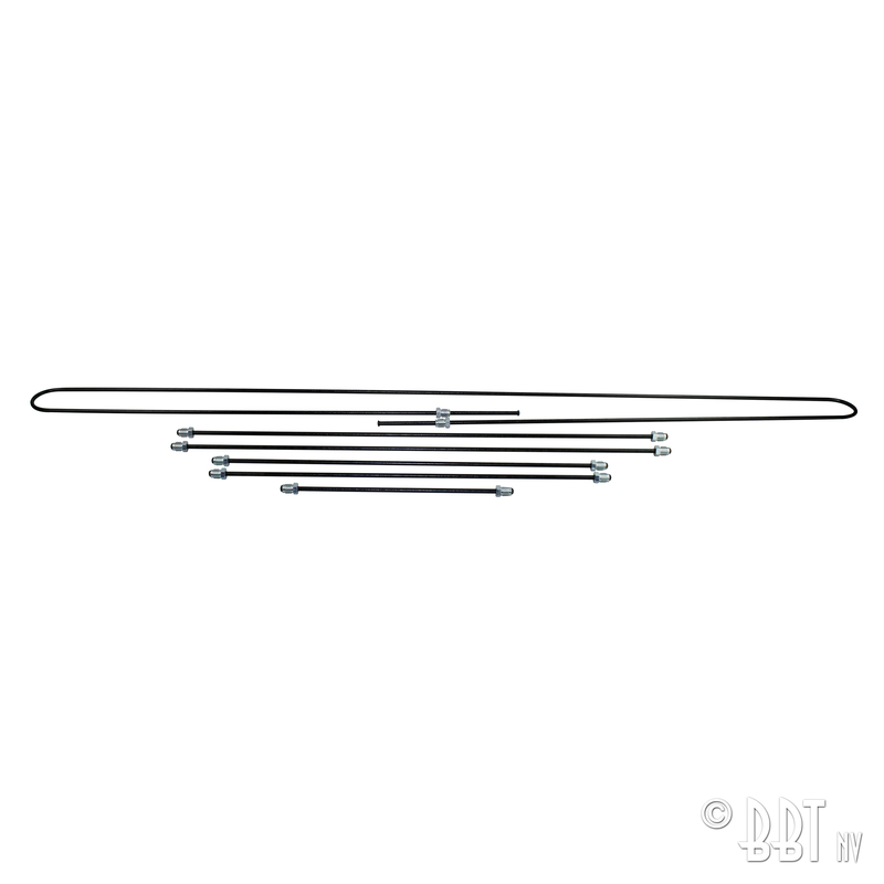 Jogo de tubos metálicos de travão, IRS, original 