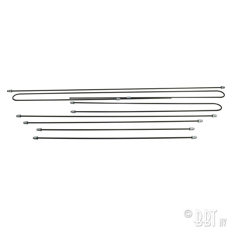 Jogo de tubos metálicos de travão, original 