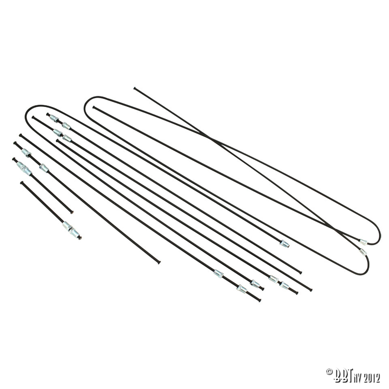 Jogo de tubos metálicos de travão 